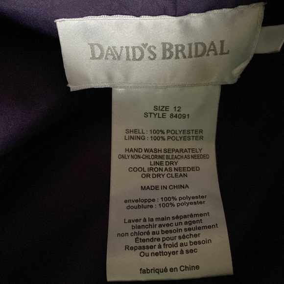David’s Bridal Bridesmaid dress - Picture 6 of 6